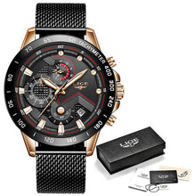 Load image into Gallery viewer, LIGE Mens Watches