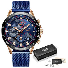 Load image into Gallery viewer, LIGE Mens Watches